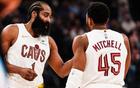 哈登13+14神迹超詹姆斯！骑士力克爵士 米切尔34分莫布利34+17