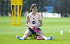 世体：邦马蒂今日参与巴萨女足合练，她已进入康复冲刺阶段